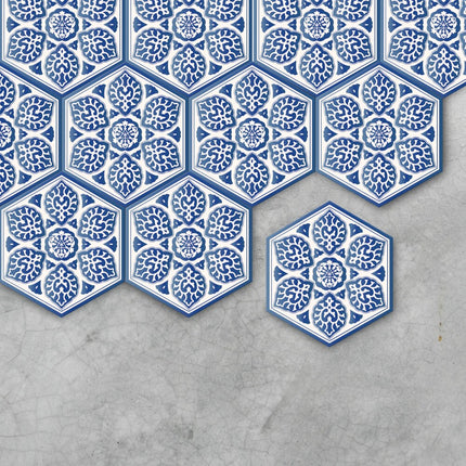 Blue and White Anti-Slip Floor Sticker - wnkrs