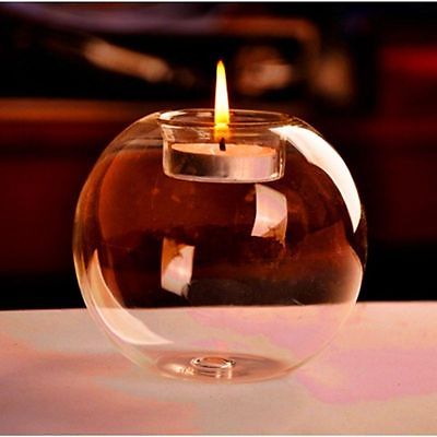 Round Hollow Glass Candle Holder - wnkrs
