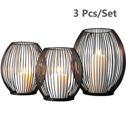 Metal Cage Style Candle Holder - wnkrs