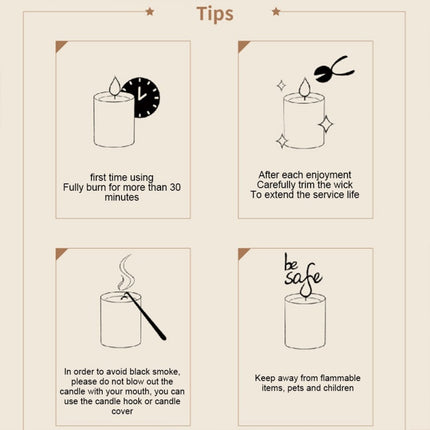 Romantic Scented Pillar Candle - wnkrs