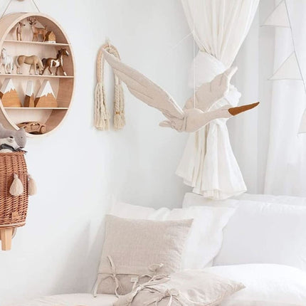 Kids Room Stuffed Swan Pendants - wnkrs