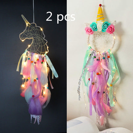 Unicorn Themed Dream Catcher - wnkrs