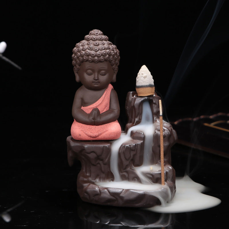 Little Buddha Ceramic Incense Burner
