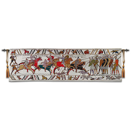 Rectangle Cotton Tapestry With Medieval Culture - wnkrs