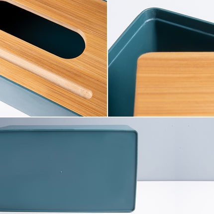 Wooden Lid Facial Tissue Box - Wnkrs