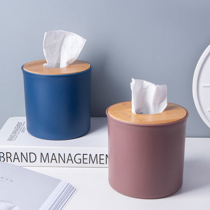 Wooden Lid Facial Tissue Box - Wnkrs
