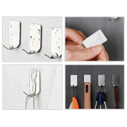 8 Pcs Bathroom Robe Wall Hooks - wnkrs