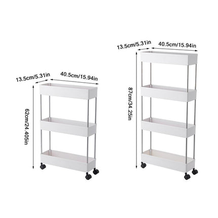 3/4 Layer Wheeled Shelf - wnkrs