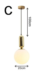 Nordic Style Metal Frame Pendant Lighting - Wnkrs