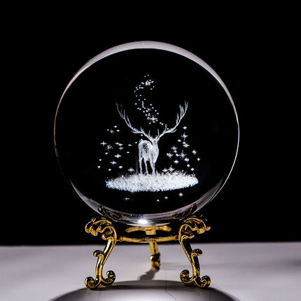 3D Carving Crystal Ball - wnkrs