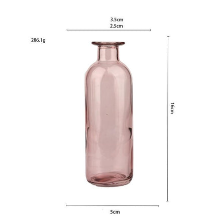 Transparent Glass Decorative Vase - wnkrs