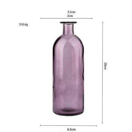 Transparent Glass Decorative Vase - wnkrs