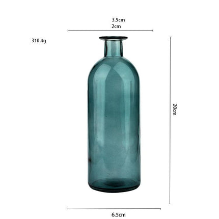 Transparent Glass Decorative Vase - wnkrs