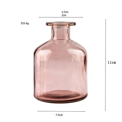 Transparent Glass Decorative Vase - wnkrs