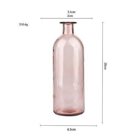 Transparent Glass Decorative Vase - wnkrs