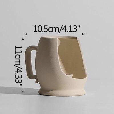 Multi-Shaped Ceramic Vase in White - wnkrs