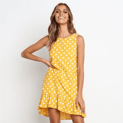 Women's Polka Dot Chiffon Dress - wnkrs