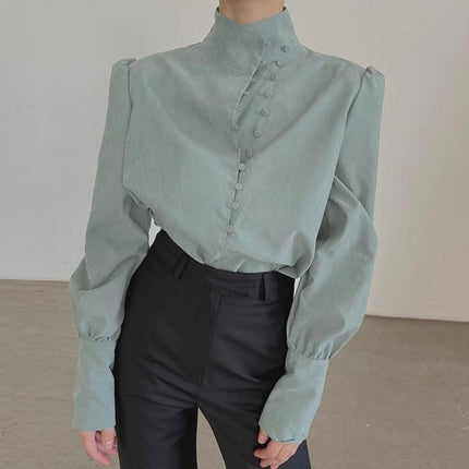 Elegant Turtleneck Blouse for Women - Wnkrs