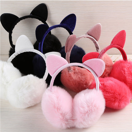 Cute Cat Ear Earmuffs - Wnkrs