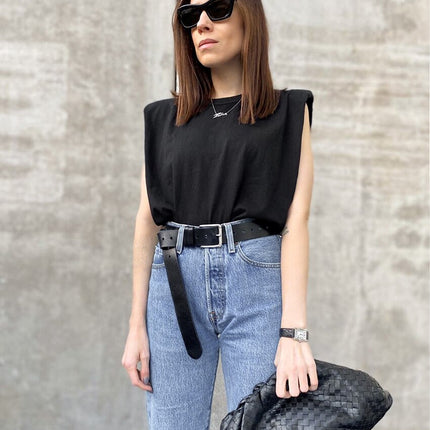 Sleeveless Cotton Women's Top in Multiple Variations - Wnkrs