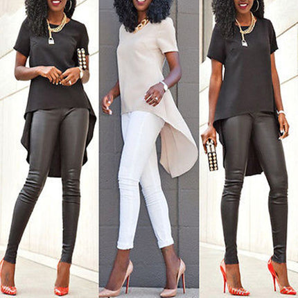 Women's Stylish Loose Chiffon Blouse - Wnkrs