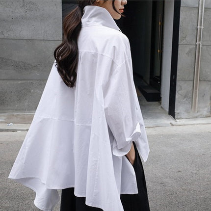 Women's Pigeon Asymmetric Shirt - Wnkrs