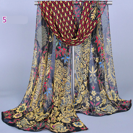 Women's Colorful Acrylic Scarf - wnkrs
