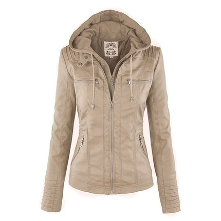 Women's PU Leather Jacket - Wnkrs
