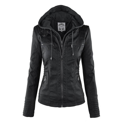 Women's PU Leather Jacket - Wnkrs