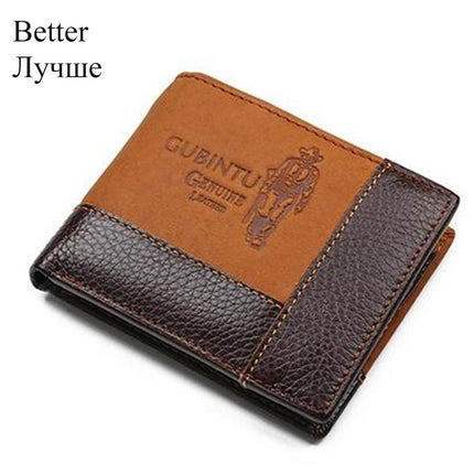 Genuine Leather Men's Wallets - Wnkrs