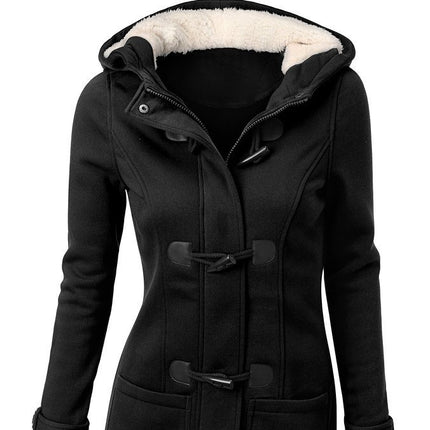 Stylish Demi-Season Casual Hooded Women's Coat - Wnkrs