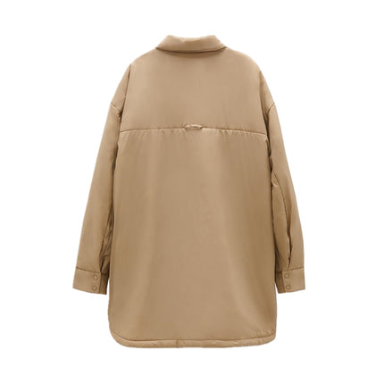 Women's Casual Cotton Single Breasted Coat - Wnkrs