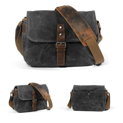 Men's Vintage Canvas Shoulder Bag - Wnkrs