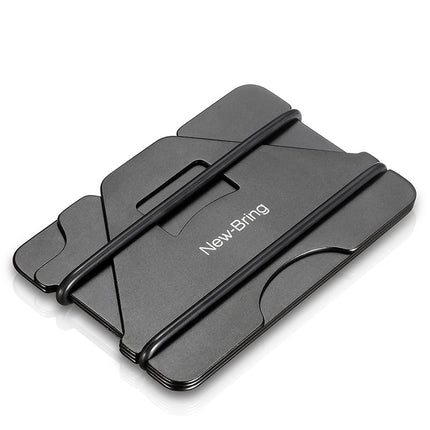 Multi-Function Black Metal Card Holder - Wnkrs