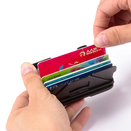 Multi-Function Black Metal Card Holder - Wnkrs