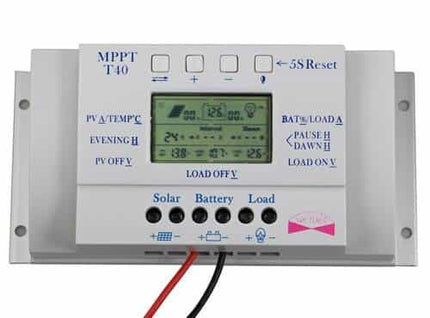 40 A Solar Charge Controller with USB Port - wnkrs
