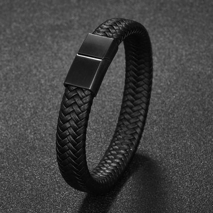 Men's Simple Leather Bracelet - Wnkrs