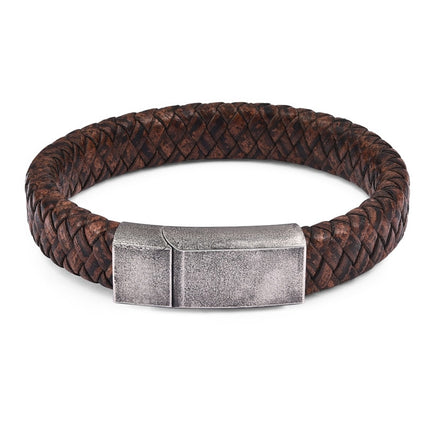 Men's Simple Leather Bracelet - Wnkrs