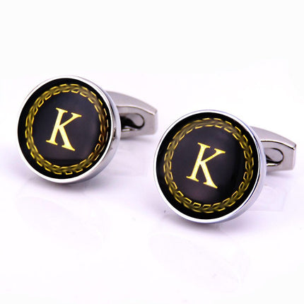 Litera Printed Men's Cufflinks - Wnkrs