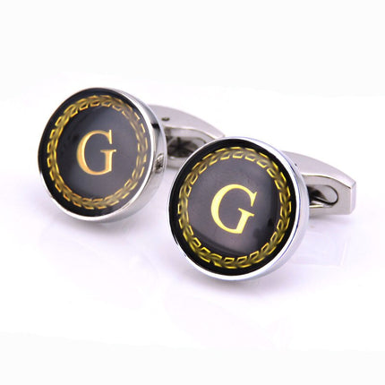 Litera Printed Men's Cufflinks - Wnkrs