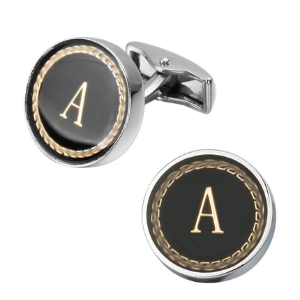 Litera Printed Men's Cufflinks - Wnkrs