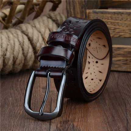 Women's Casual Leather Belt - Wnkrs