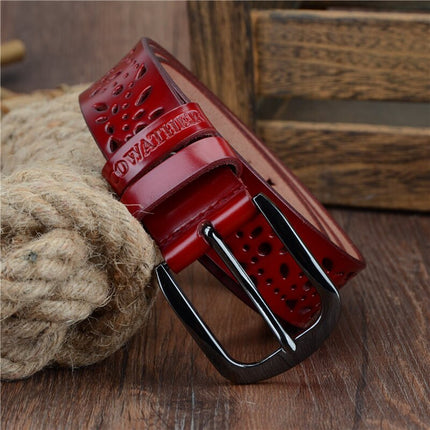 Women's Casual Leather Belt - Wnkrs