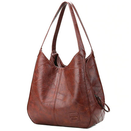 High-Capcaity PU Leather Women's Handbag - Wnkrs