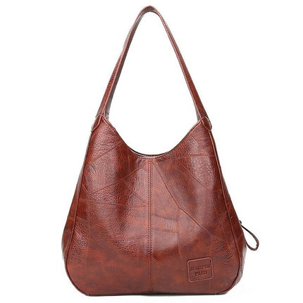 High-Capcaity PU Leather Women's Handbag - Wnkrs