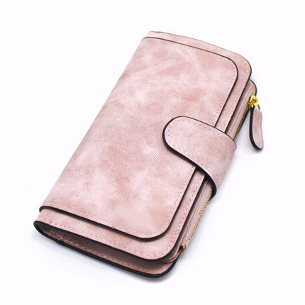 Women's Faux Suede Wallet - Wnkrs