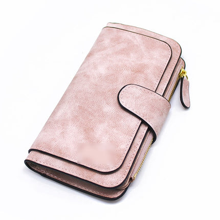 Women's Faux Suede Wallet - Wnkrs