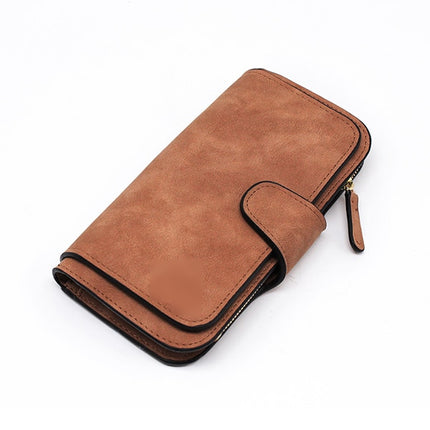 Women's Faux Suede Wallet - Wnkrs