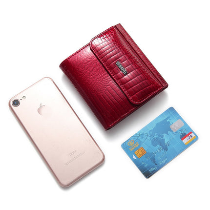 Women's Compact Leather Wallet - Wnkrs