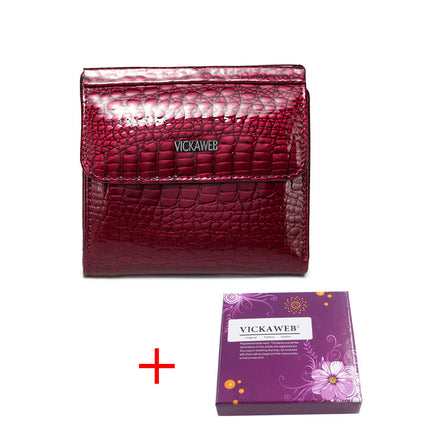 Women's Compact Leather Wallet - Wnkrs